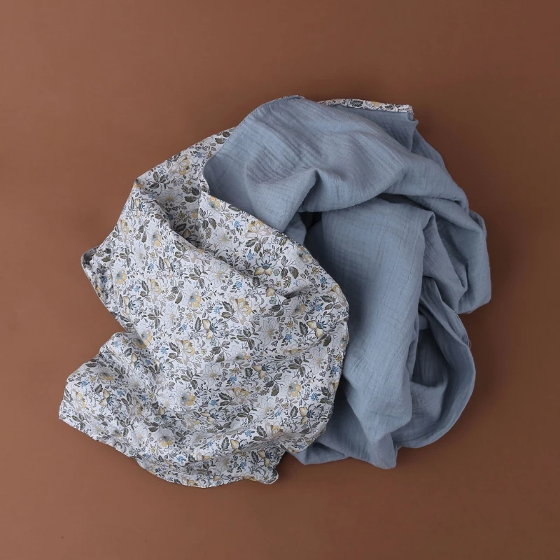 

New Cotton Baby Blanket 120*120cm Soft Newborn Swaddle Wrap Infant Sleeping Quilt Bed Cover Sleepsack Stroller Cover Bath Towel