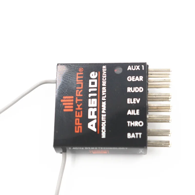 Приемник DSM2 AR6110e 2 4 ГГц приемник RX совместимый с спектр DX6i DX7 DX8 JR DSX7 DSX9 DSX11DSX12