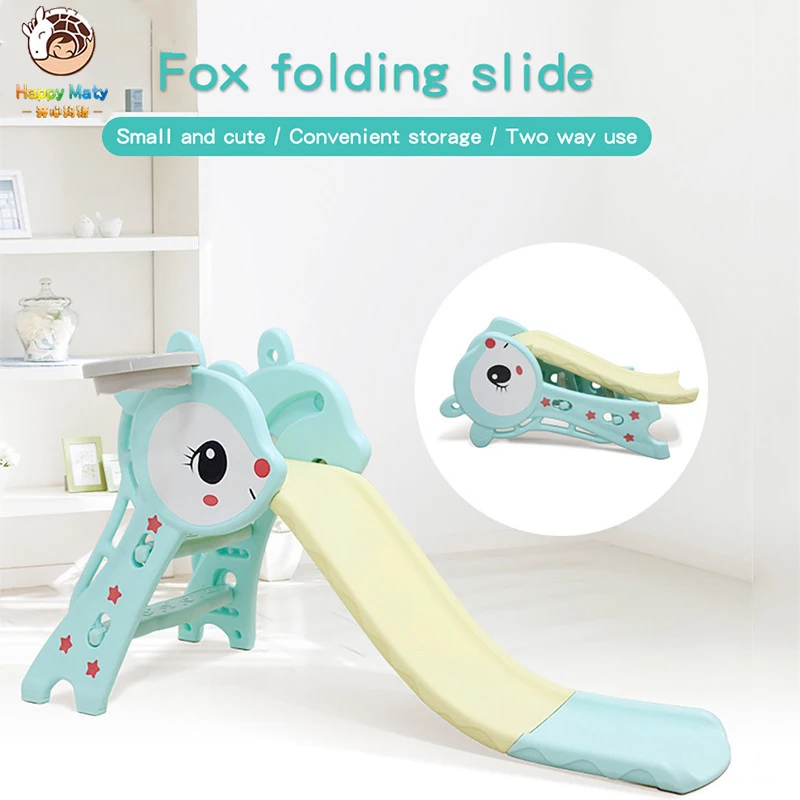 Детская горка с баскетбольной коробкой комбинированная домашняя игровая