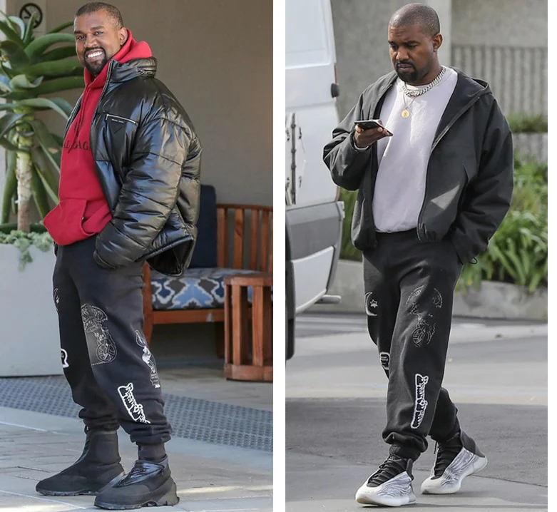 Джоггеры Kanye с принтом Уэста мозга для мужчин и женщин спортивные брюки