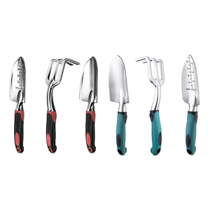Garden Hand Tool Set 3 Pieces Gardening Kit Includes Hand Trowel Transplant Trowel and Cultivator Hand Rake Garden Tool 10 item image