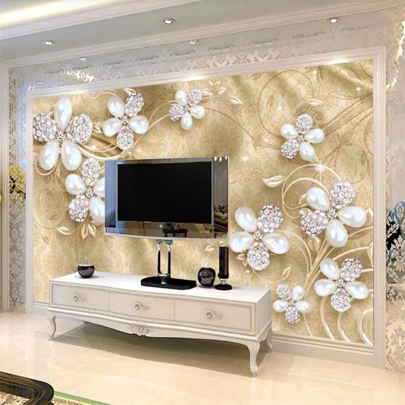 Beibehang пользовательские обои 3D Роскошная мягкая сумка Алмазная бижутерия