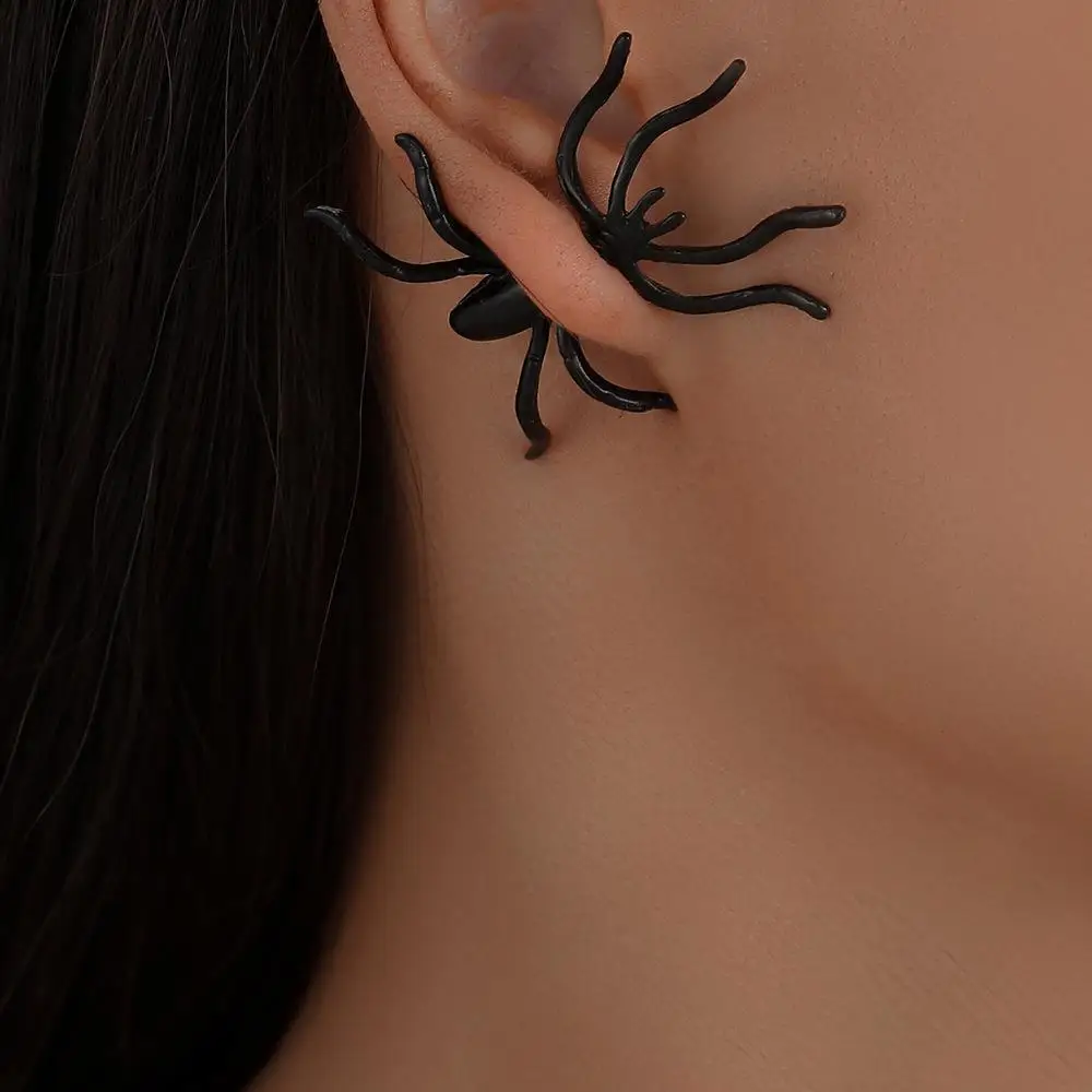 Новые забавные серьги ZK20 на Хэллоуин креативное трехмерное черное искусственное