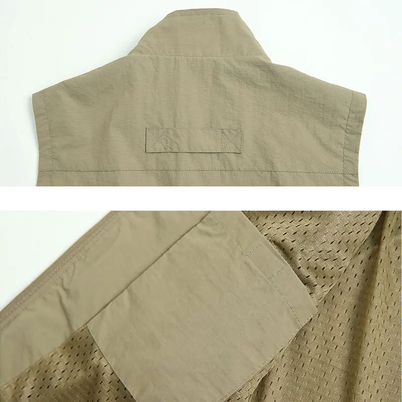 Мужской жилет для активного отдыха походов рыбалки быстросохнущая куртка без