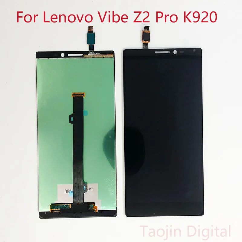 ЖК дисплей с сенсорным экраном и дигитайзером в сборе рамкой для Lenovo Vibe Z2 Pro K920 6 0