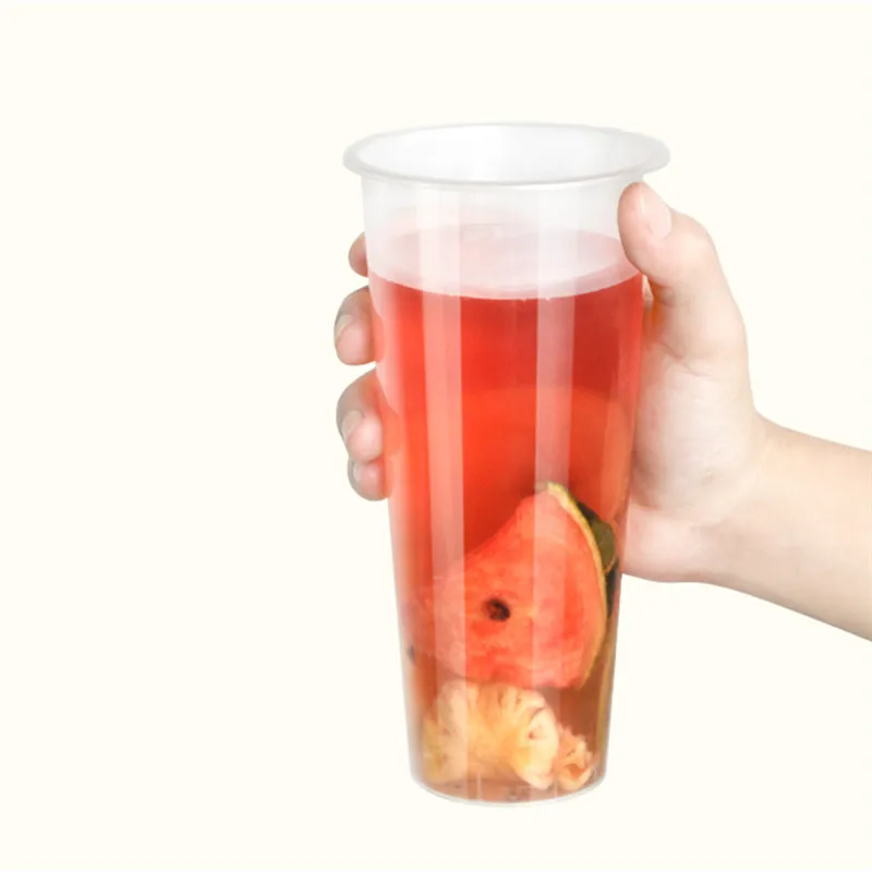 50 шт. 90 калибра одноразовый пластиковый молочный чай чашка защитная пленка