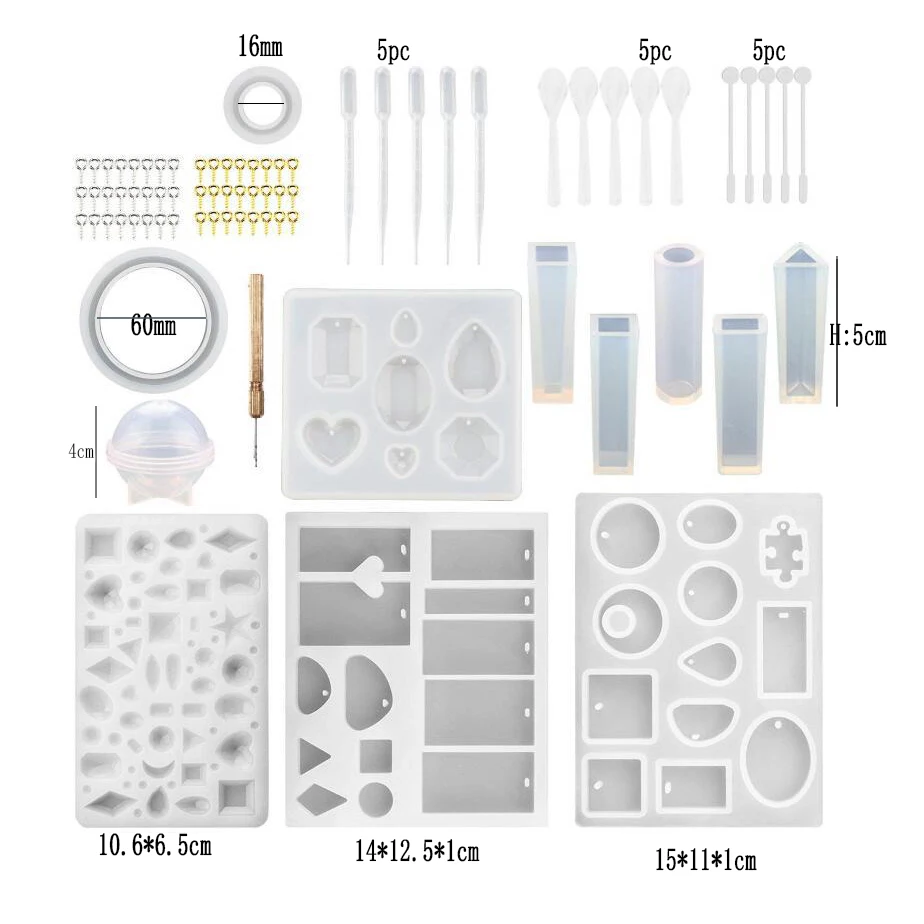 Наборы силиконовых форм для эпоксидной смолы УФ форма сделай сам глина литье