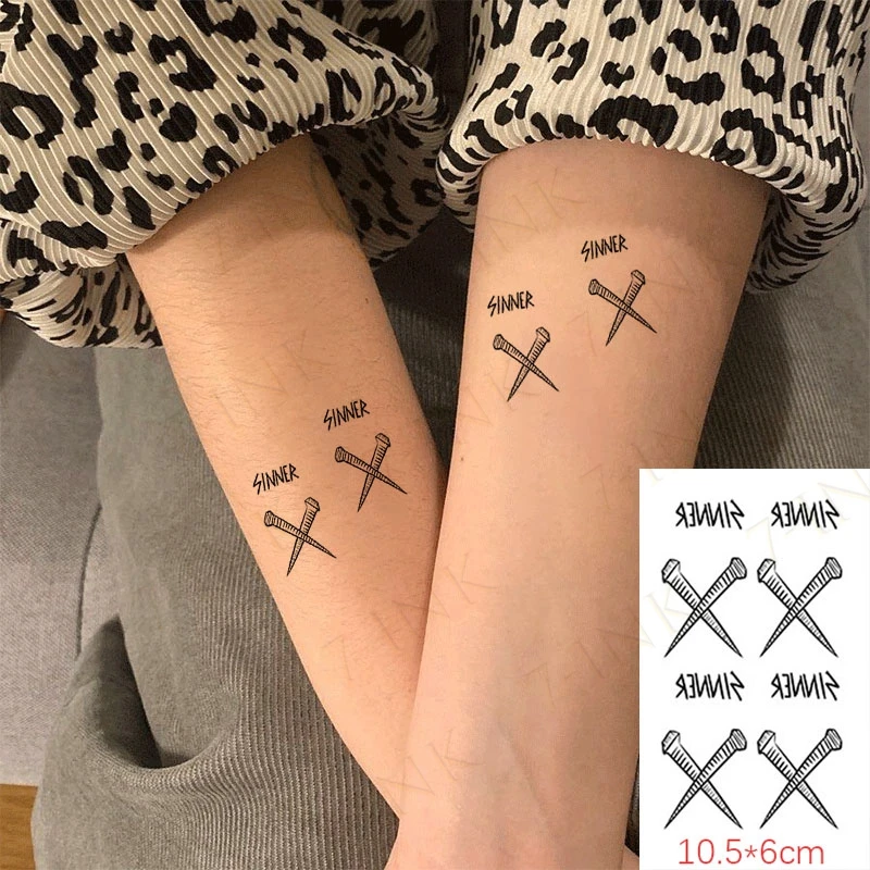 

Waterproof Temporary Tattoo Sticker Bullet Gun Moon Sun Flash Tatoo Fake Tatto Arm Leg Wrist Foot Hand for Girl Men Women