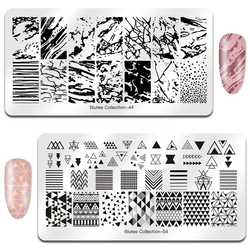 10 шт. ногтей Таблички + ясно желе силиконовые Дизайн штампа Скребки штамповка