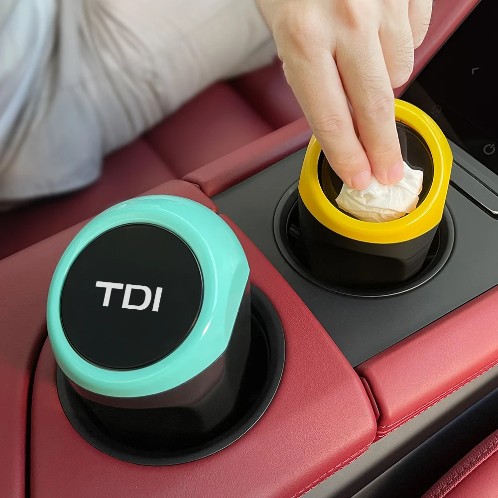 Автомобильный мини контейнер для мусора с нажимным типа хранения VW Volkswagen TSI TDI 4