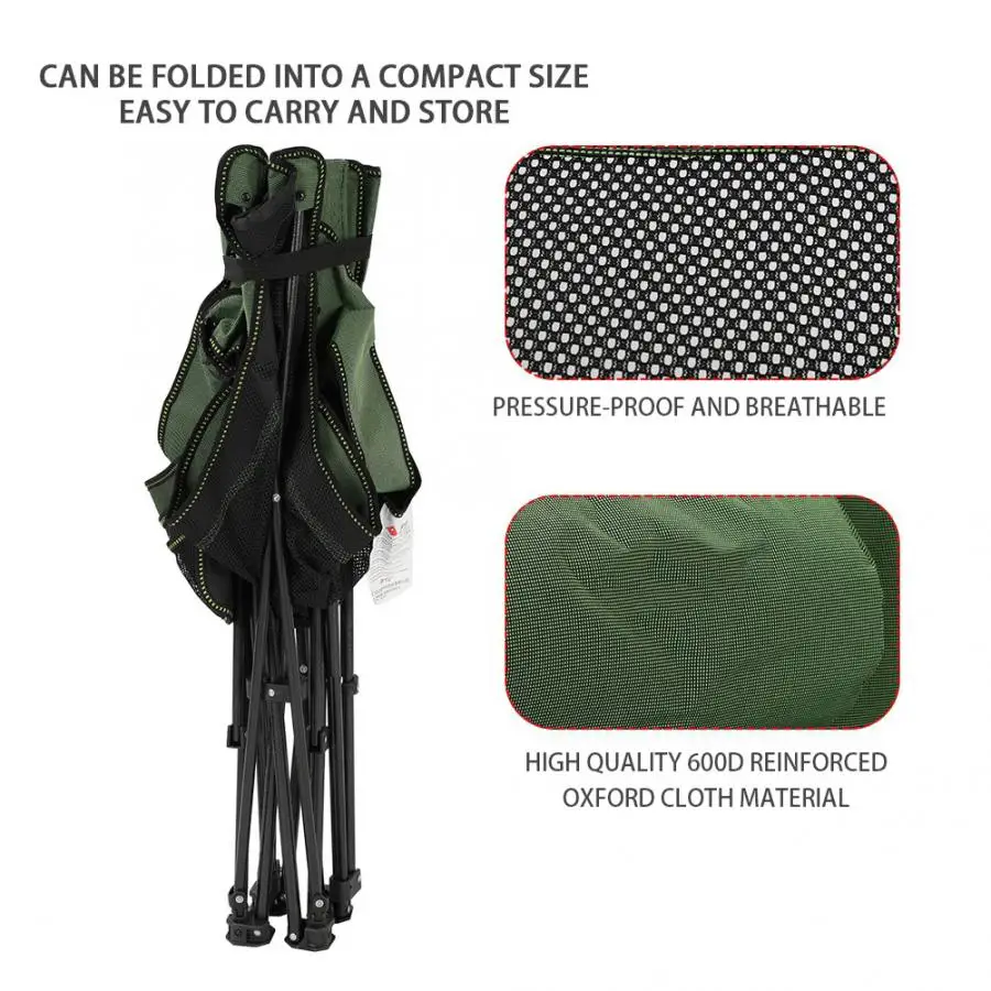 Складывающееся откидное кресло для кемпинга стул рыбалки отдыха на природе