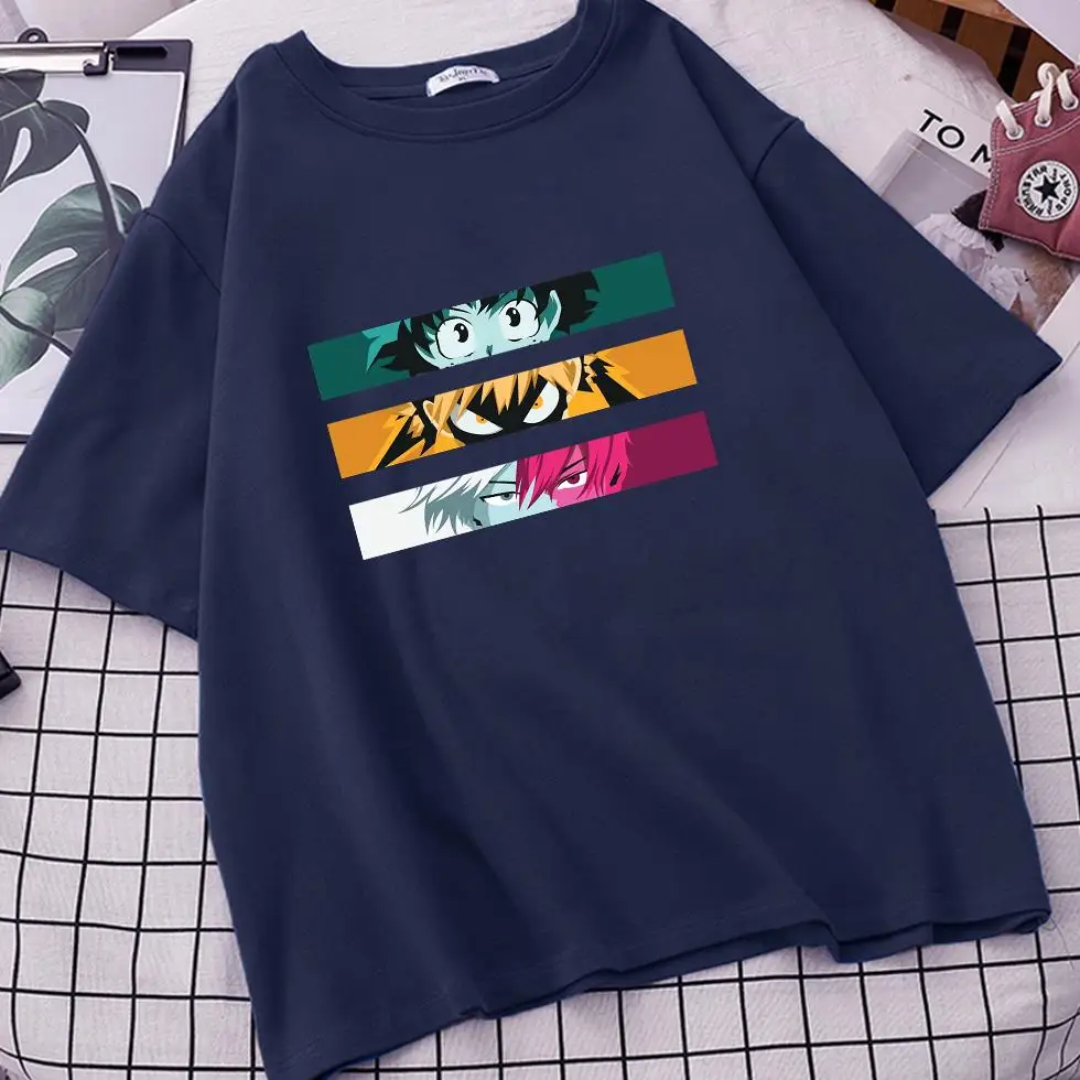 

My Hero Academia Women Tshirts Popular Brands Tshirts High Quality Design Oversized T Shirts Short Sleeve Tee Round Neck Tops