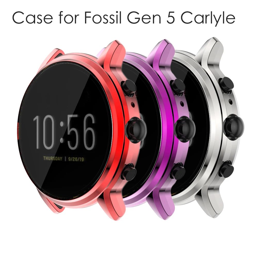 Защитный чехол для Fossil Gen 5 Carlyle чехлы смарт часов Смарт часы из ТПУ Женский с