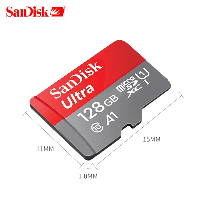 SanDisk ultra micro sd 400GB 256GB 200GB 128GB 64GB 32GB 16G Memory Card C10 UHS-1 flash Memory Microsd TF/SD Card free shipping