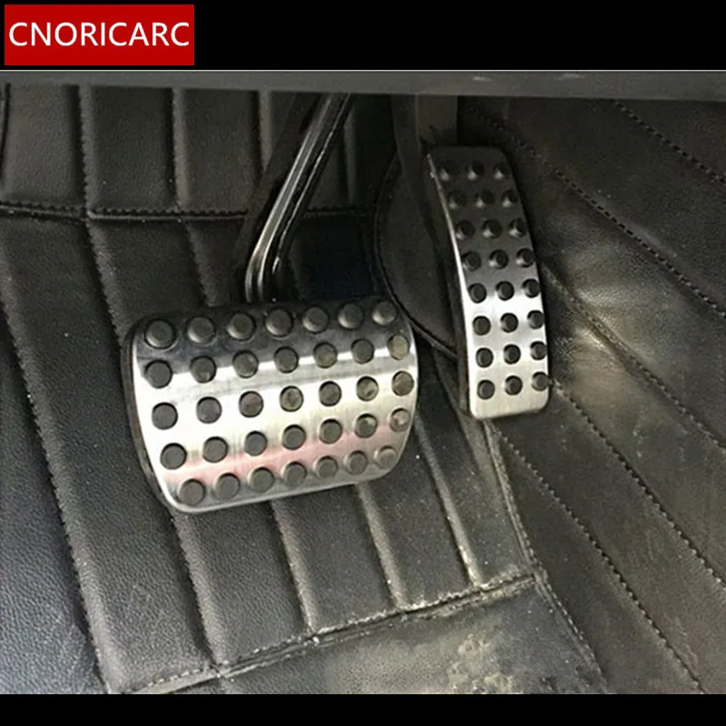 

CNORICARC автомобильные тормозные накладки для ног декоративные крышки для Mercedes Benz GLE W166 GLS X166 отделка из нержавеющей стали