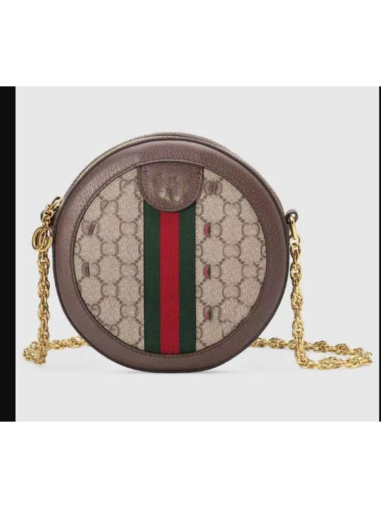 

Ladies Fashion Small Round Bag, Printed Shoulder Bag, Coin Purse and Mobile Phone, New 2021 A1272