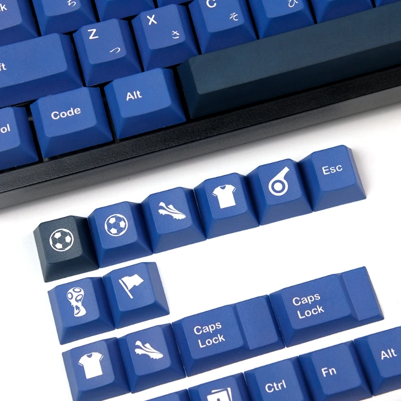 

R9CB Forward Mechanical Keyboard Keycaps 128PCS Cherry Profile Dye Sub Key Cover Compatible with Cherry MX GK61 64 84 96