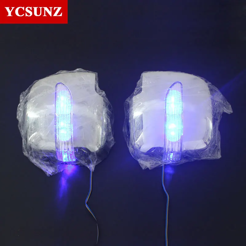 Зеркальная крышка со светодиодом для Toyota пригородный фургон 2005 2018 хромированные