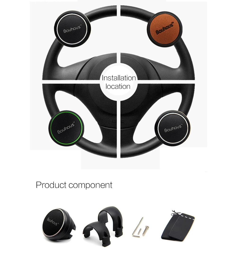 Новейший автомобильный усилитель руля АБС пластик силиконовая ручка для