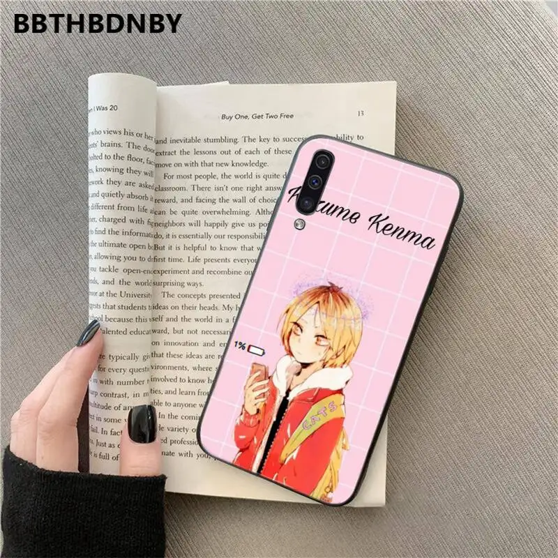 

Kenma Kozume of Haikyuu Anime Phone Cases For Samsung A20 A30 30s A40 A7 2018 J2 J7 prime J4 Plus S5 Note 9 10 Plus