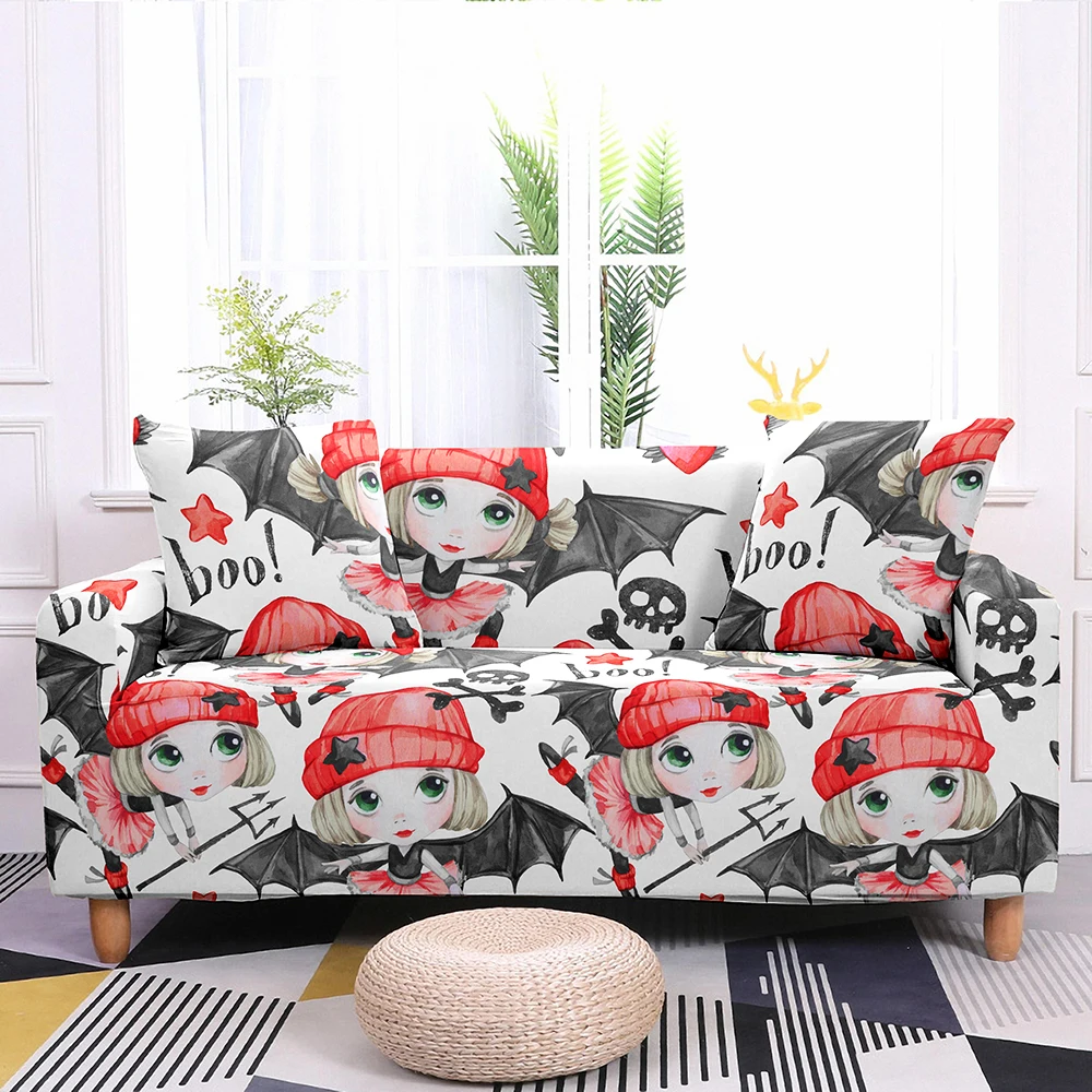 Эластичный чехол для дивана милый растягивающийся L-образной формы кресла в