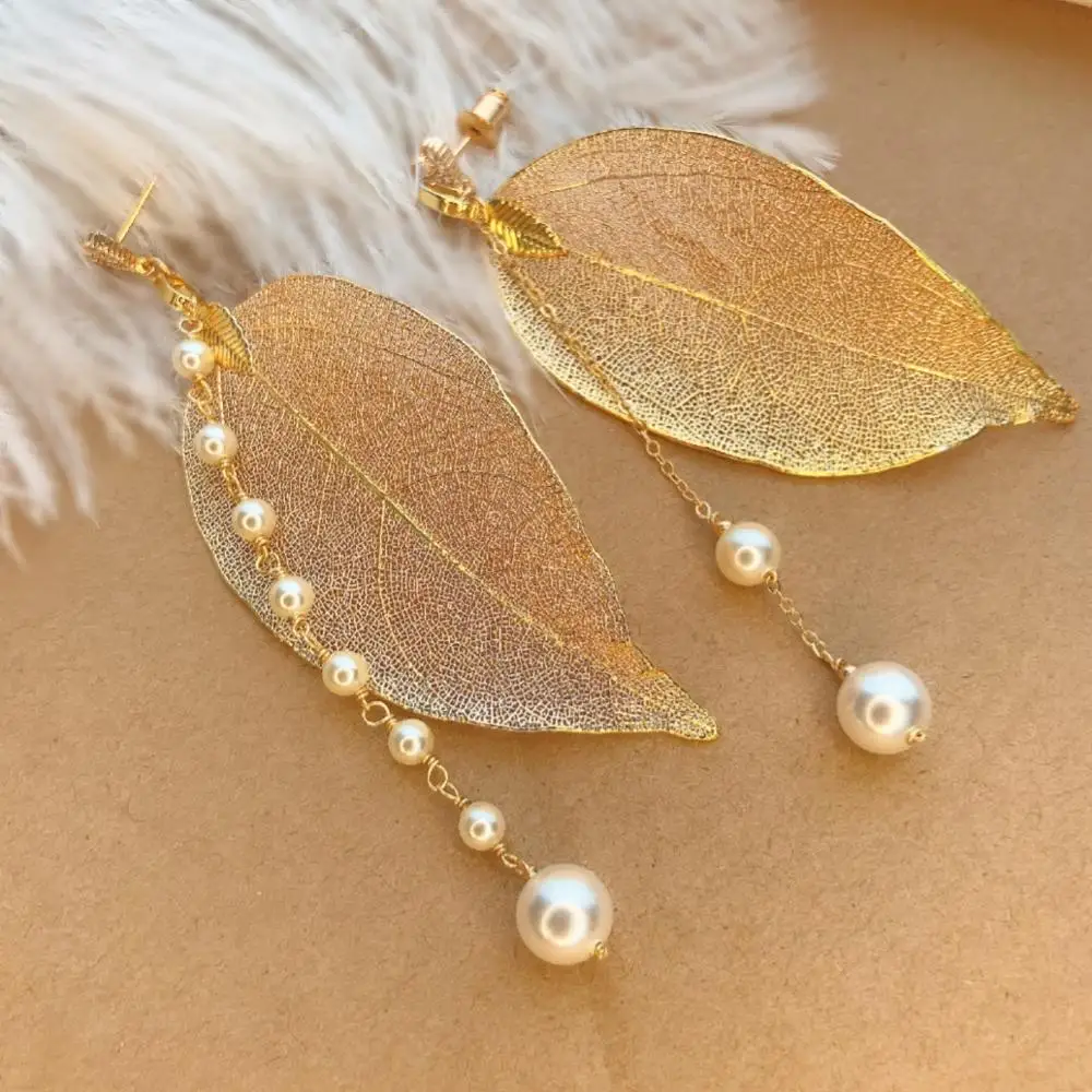 Женские серьги-подвески с натуральным жемчугом серебро 925 пробы | Украшения и