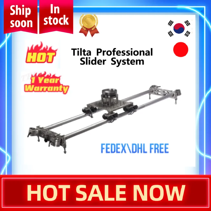 Операторская тележка Tilta Slider System Dolly Track Camera dolly для кино камеры w/ 100 мм/150 мм чаша TILTA