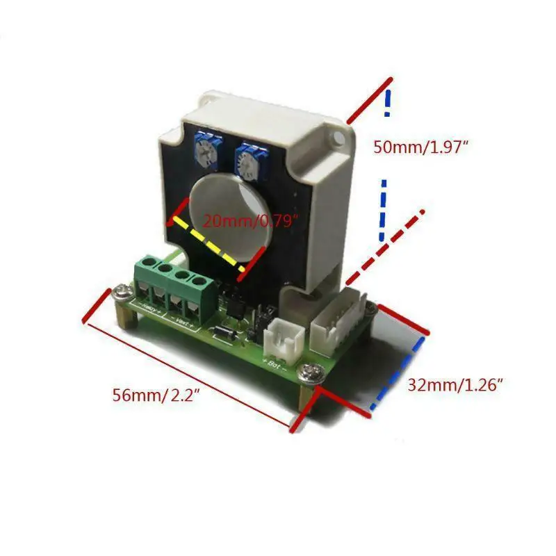 Комбинированный измеритель напряжения и силы тока 120 В постоянного а ЖК-дисплей