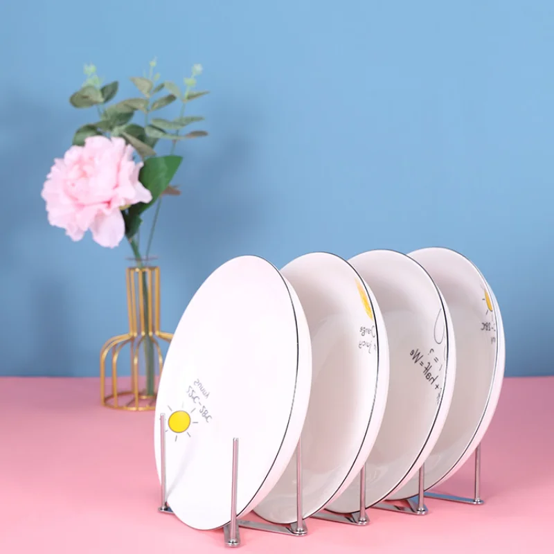 

430 Stainless Steel Kitchen Shelf Household Retractable Steaming and Baking Shelf Storage Plate Kitchen Shelf Dish Drying Rack