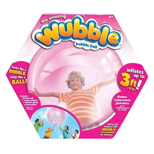 

New Hot Sale Amazing 3 Colors Pink Blue Green High Quality Inflate Up To 90cm Wubble Bubble Ball Tiny Balloon Without Pump