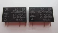 

10 шт./лот реле HF49F-024-1H1T 4-pin 24VDC HF49F 024-1H1