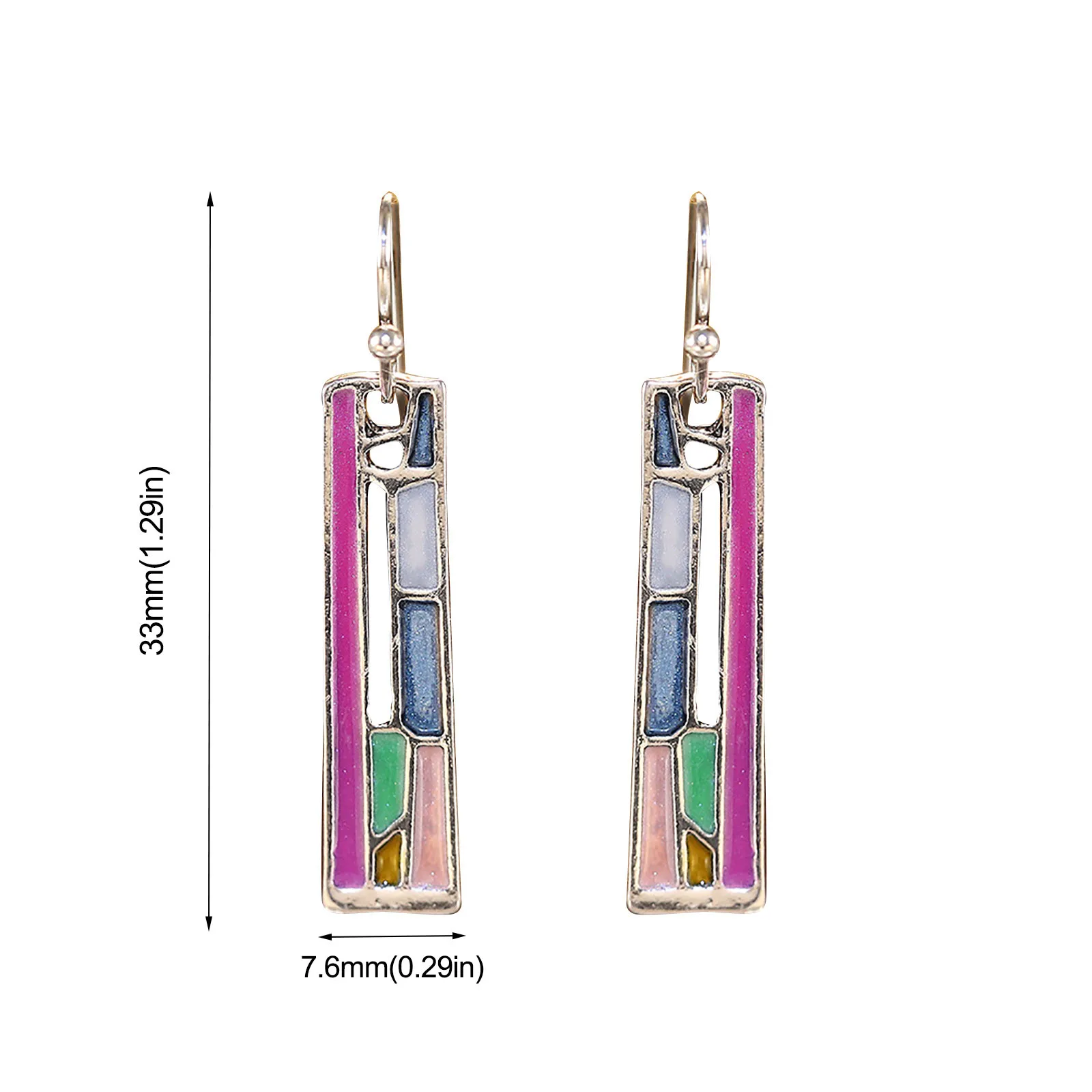 

Retro Earrings European And American Handmade Creative Colorful Earrings Pendants DIY For Jewelry Earrings Making Findings