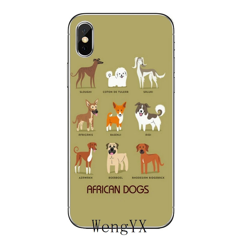 cartoon The World Breeds Cute Dog cover case For Samsung Galaxy S10e Lite S9 S8 S7 S6 edge Plus S5 S4 S3 Note 10 9 8 5 4 mini | Мобильные