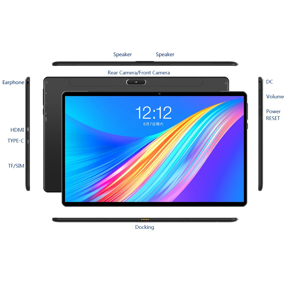 Teclast M16 2 в 1 планшеты 11," Android 8,0 планшетный ПК 4 Гб ОЗУ 128 Гб ПЗУ Helio X27 Deca Core4G сеть 8.0MP док-станция type-C HDMI