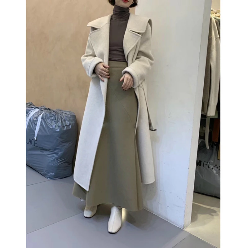 20120 зимняя куртка в Корейском стиле с модной ременной High End размера плюс