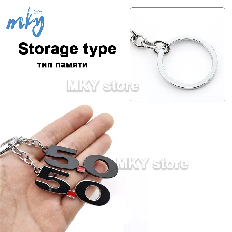 Автомобильный брелок с логотипом 5 0 кольцом для ключей цифровой Ford Mustang GT500 Cobra Land