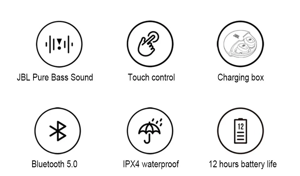 

Original JBL C330 TWS C330 TWS Bluetooth Sports Earphones True Wireless Earbuds BassSound Headphones C330tws bluetooth earphone