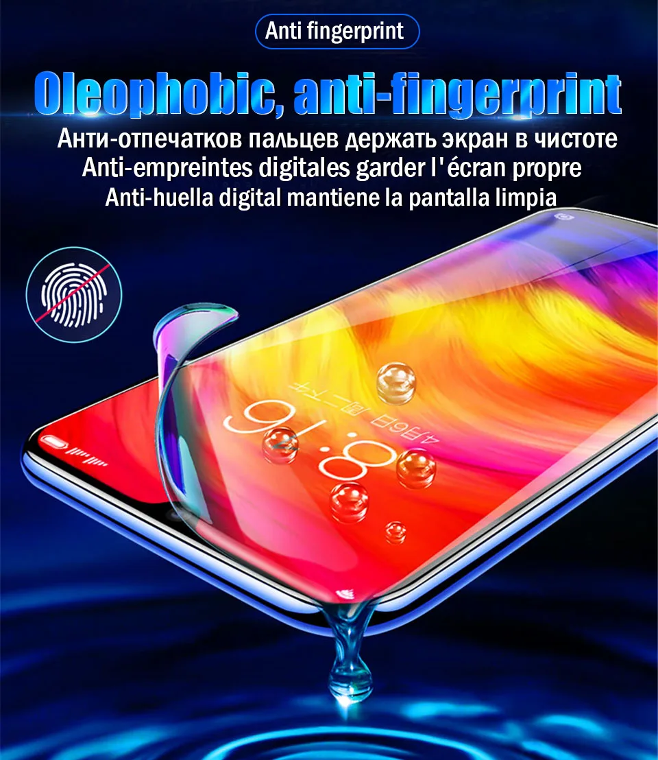 25D Передняя и задняя Гидрогелевая пленка для Xiao mi Red mi Note 5 6 7 Pro, Защитная пленка для Xiaomi mi 9T Pro Note 10 9 SE A3 8 Lite