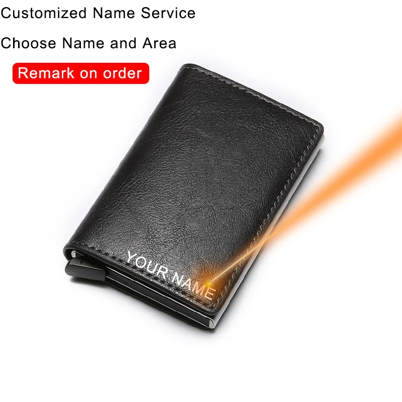 DIENQI rfid держатель для карт мужской кошелек из углеродного волокна и кожи
