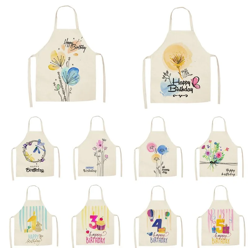 Фартук Кухонный из хлопка и льна 55 х68 см|Фартуки| |