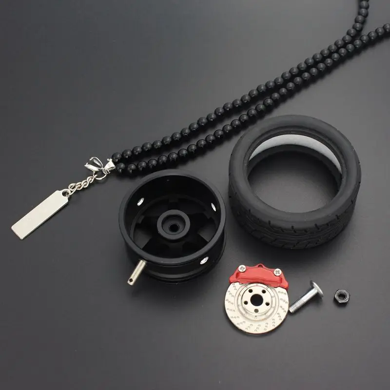 Auto Interior Decor Ornaments Hanging Accessories Alloy Tuning Wheel Rearview Mirror Pendant Lanyard Keychain For Car | Автомобили и