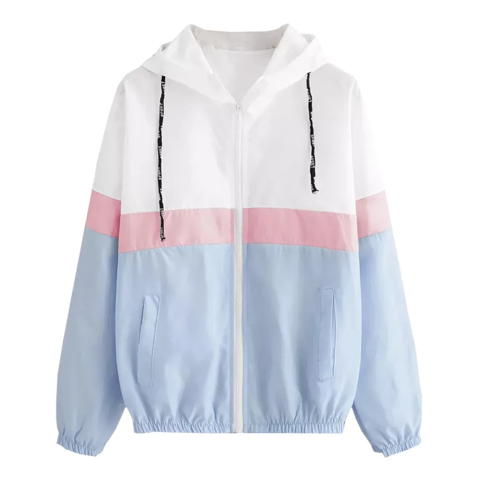 Женское повседневное тонкое спортивное пальто Hxroolrp с карманами женские куртки