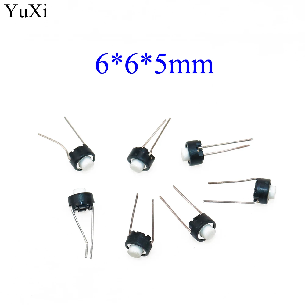 

for A-L-P-S Touch switch button 6*6*5mm DIP 6X6X5 mm Tactile Tact Push Button Micro Switch Momentary 2Pin white head for a-l-p-s