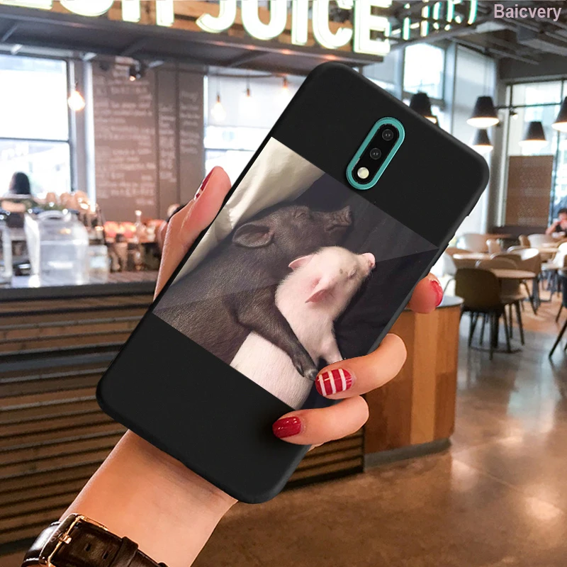 Для Nokia 2 3 Coque Shell ударопрочный ТПУ мягкий силиконовый гелевый Чехол для TA-1206 TA-1211