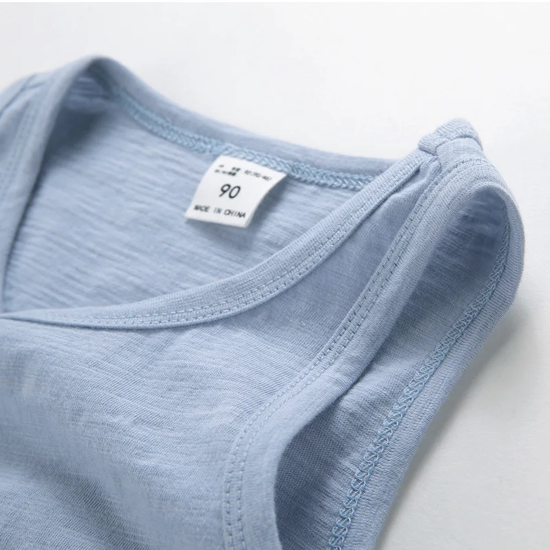 Детский жилет для маленьких мальчиков летняя хлопковая безрукавка в Корейском