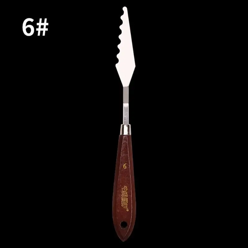 

Stainless Steel Paint Palette Spatula Knife Mixing Scraper for artist Oil Painti 203B