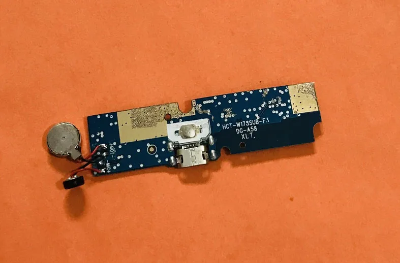 Б/у оригинальная зарядная плата с USB-разъемом + микрофон для DOOGEE X20L MTK6737 Quad Core 5 0