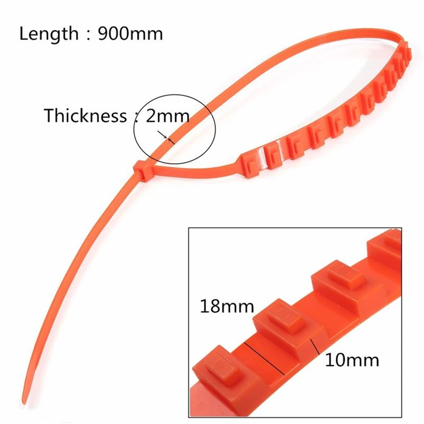1 шт. универсальные мини пластиковые зимние шины для мотоциклов цепи
