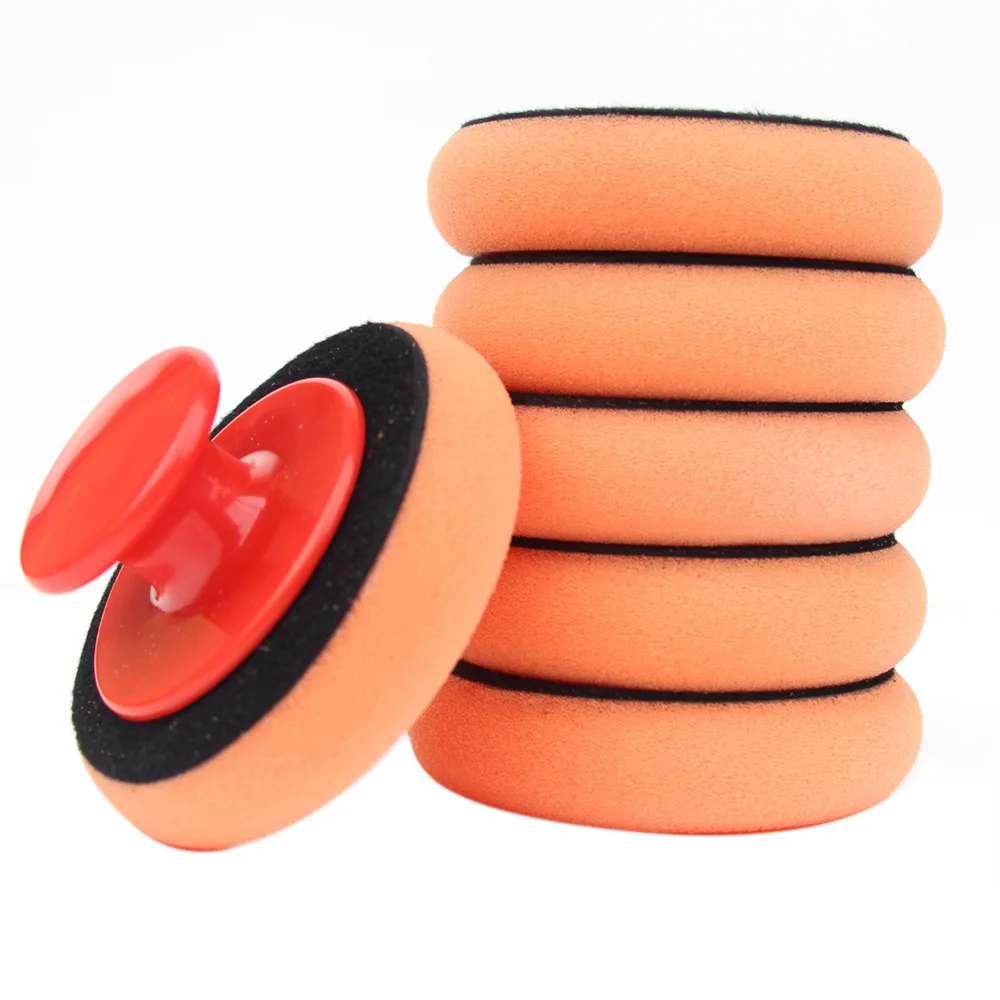 

7Pcs/Set Clean Buffer Car Washing Applicator Soft Vehicle Accessories Car Wax Sponge Dust Remove Auto Care Polishing Pad