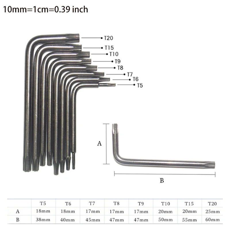 

2021 NEW Small Torx Screwdriver Set, With T5 T6 T7 T8 T9 T10 T15 T20 Screwdrivers Precision Repair Kit for Computer, Smartphone